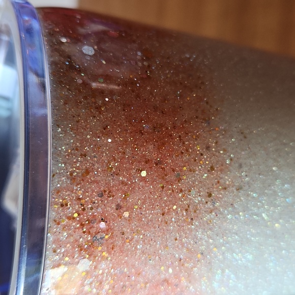 Glitter Gold & Silver 20oz Tumbler with Roses & 10oz "Not a Day Over Fabulous" - Picture 8 of 11